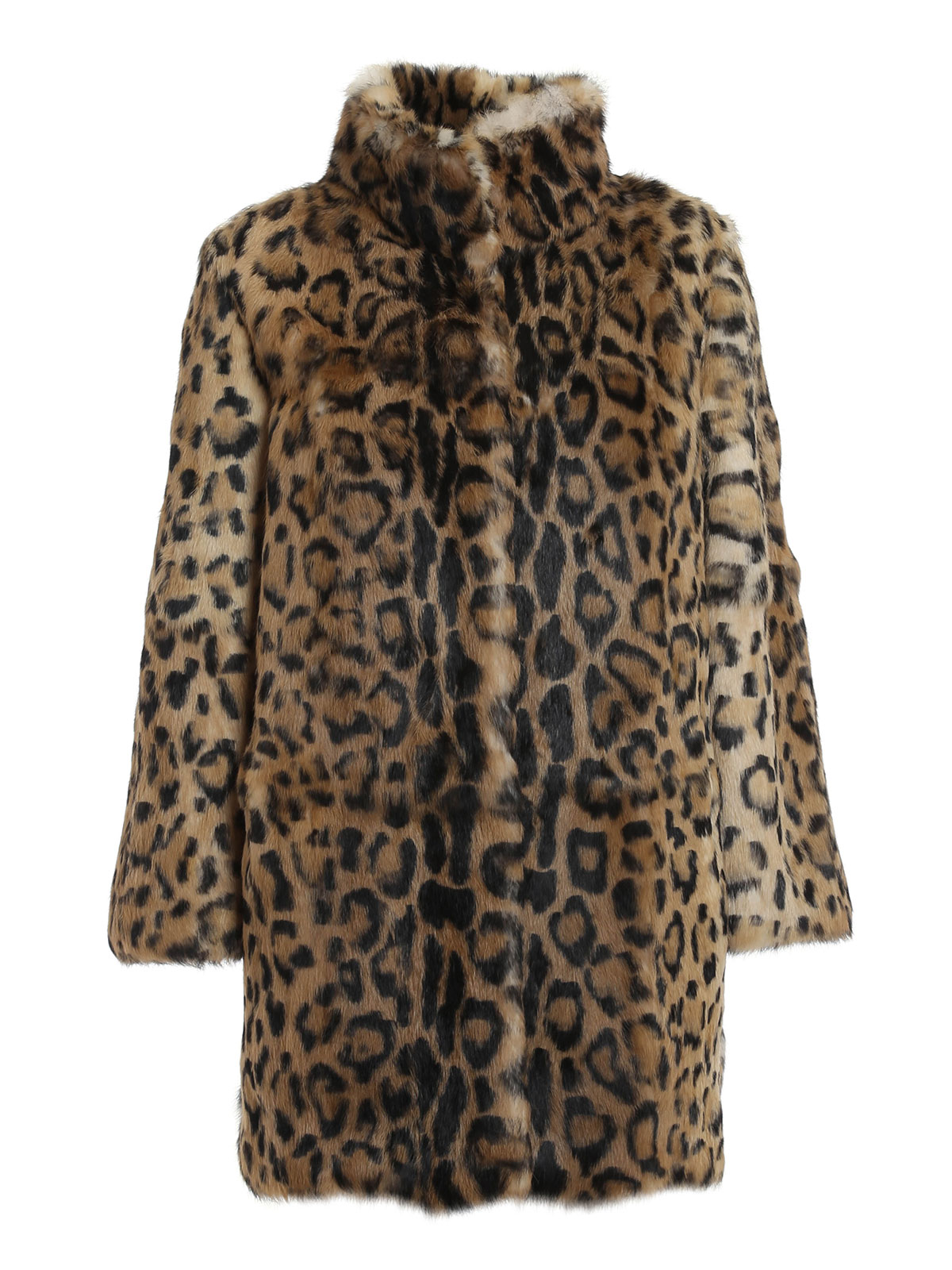 Fur & Shearling Coats Blugirl - Animal print lapin coat - 9630188