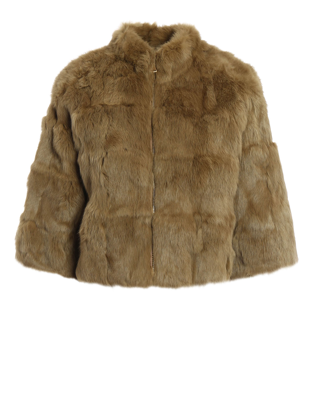 Fur & Shearling Coats Blugirl - Lapin fur crop jacket - 2523241