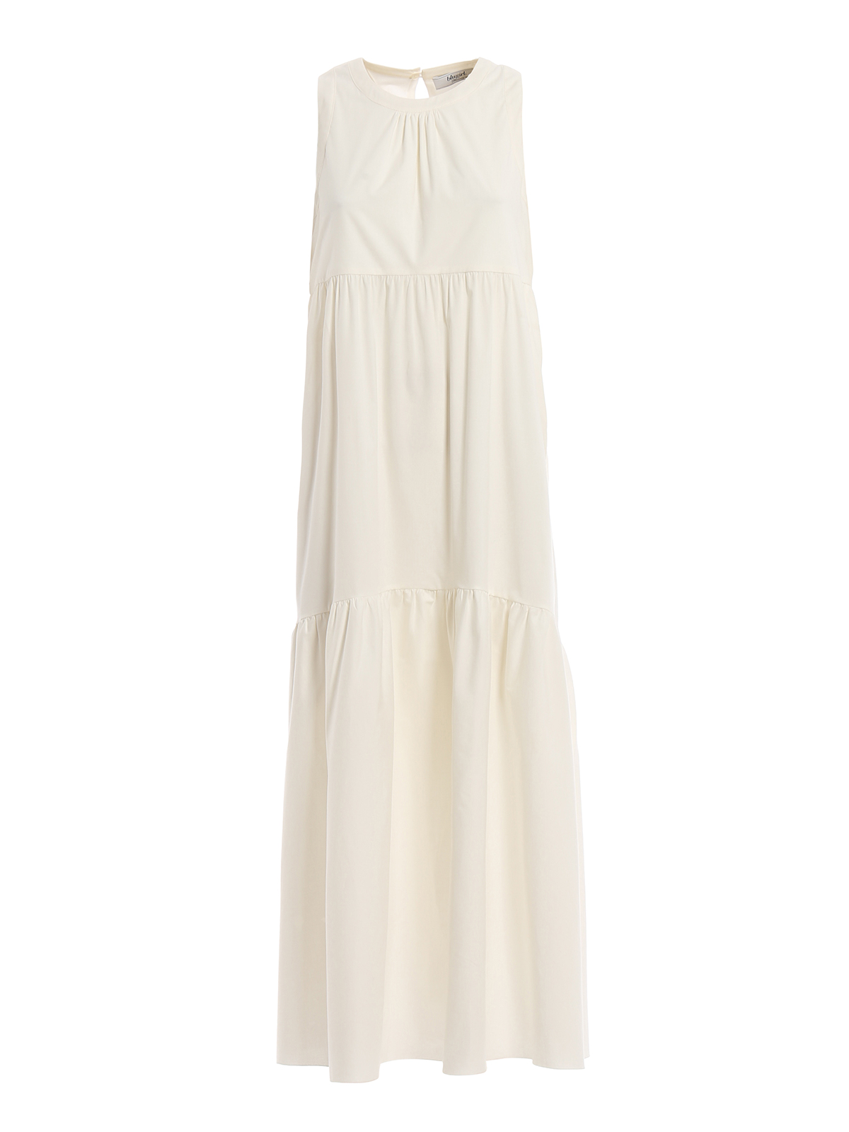 white stretch maxi dress