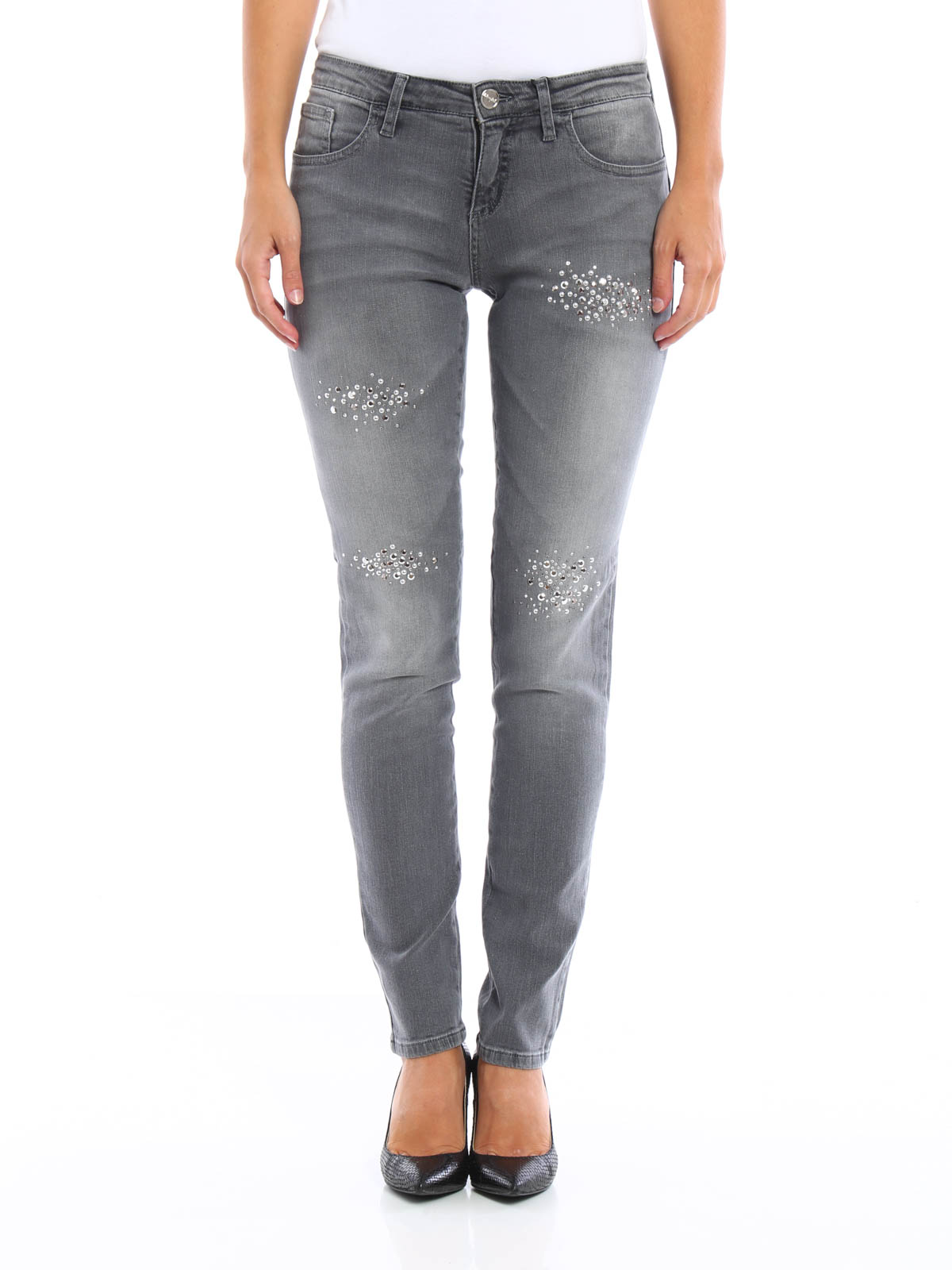 Straight leg jeans Blugirl - Rhinestone and studs detailed jeans - 2404475