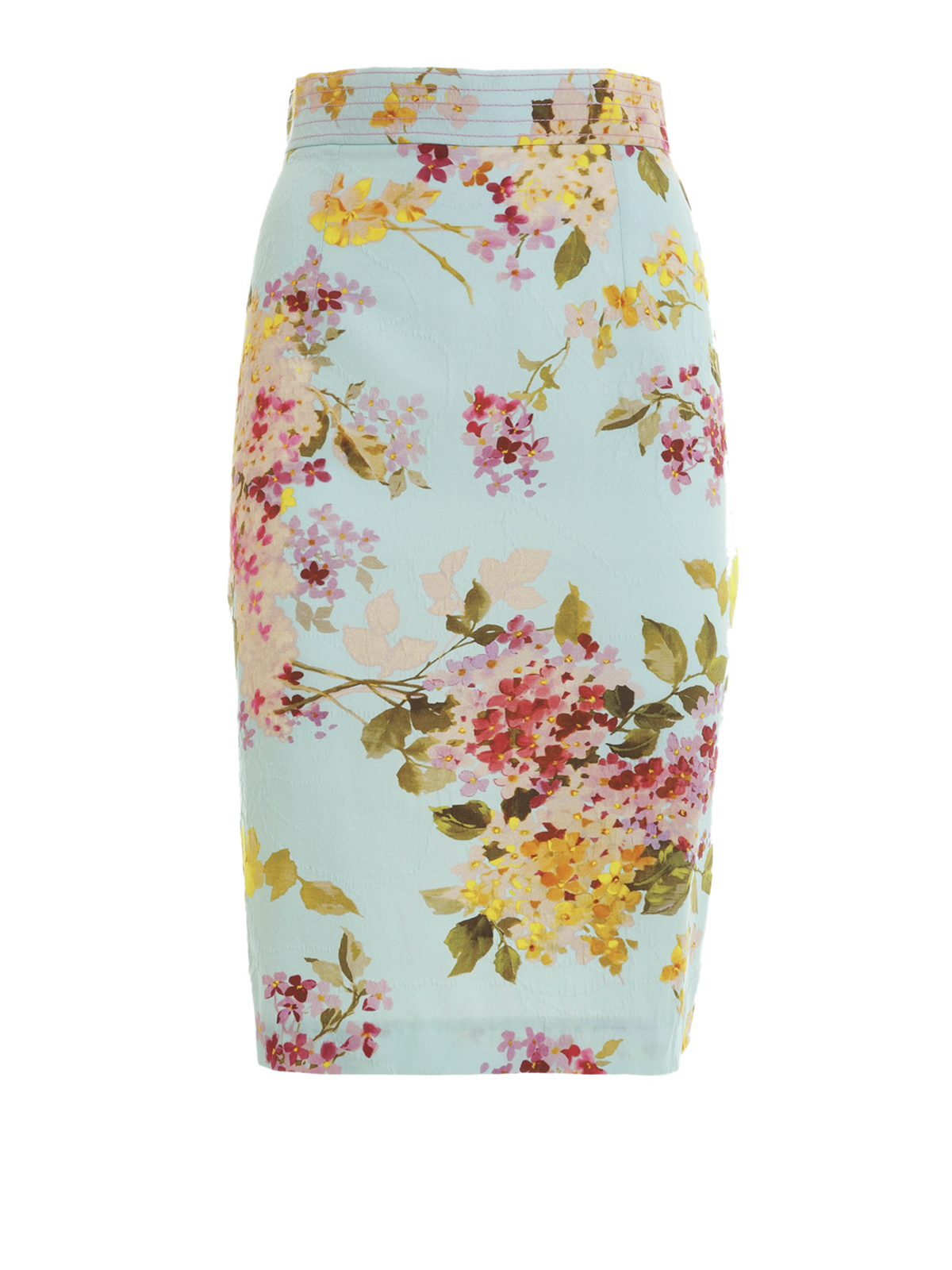 Knee length skirts & Midi Blumarine - Floral print pencil skirt - 06325189