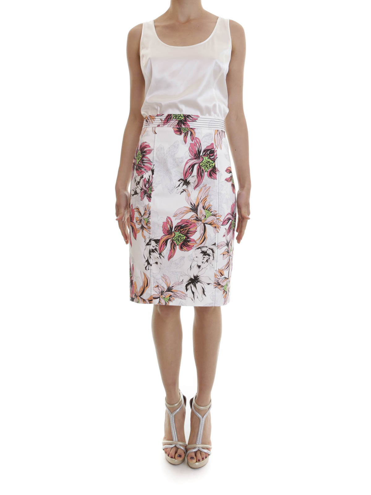 floral print pencil skirt online