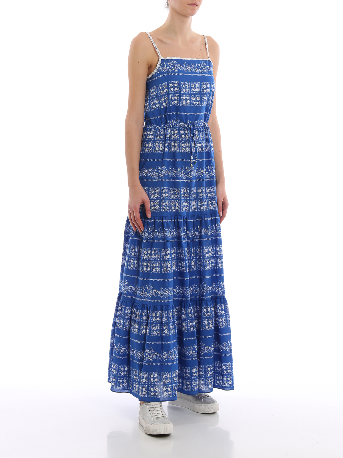 bandana print maxi dress