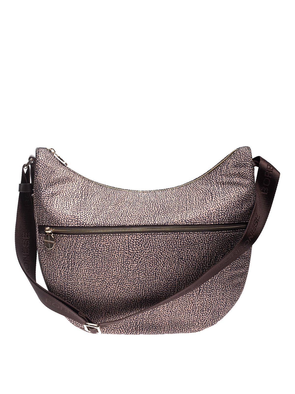 Natural With Double Handle Brown Borbonese Womens Borbonese Handbag In Fabric Jet O.p 