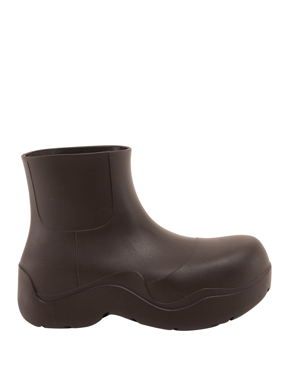 Bottega Veneta The Puddle Ankle Boots In Dark Brown