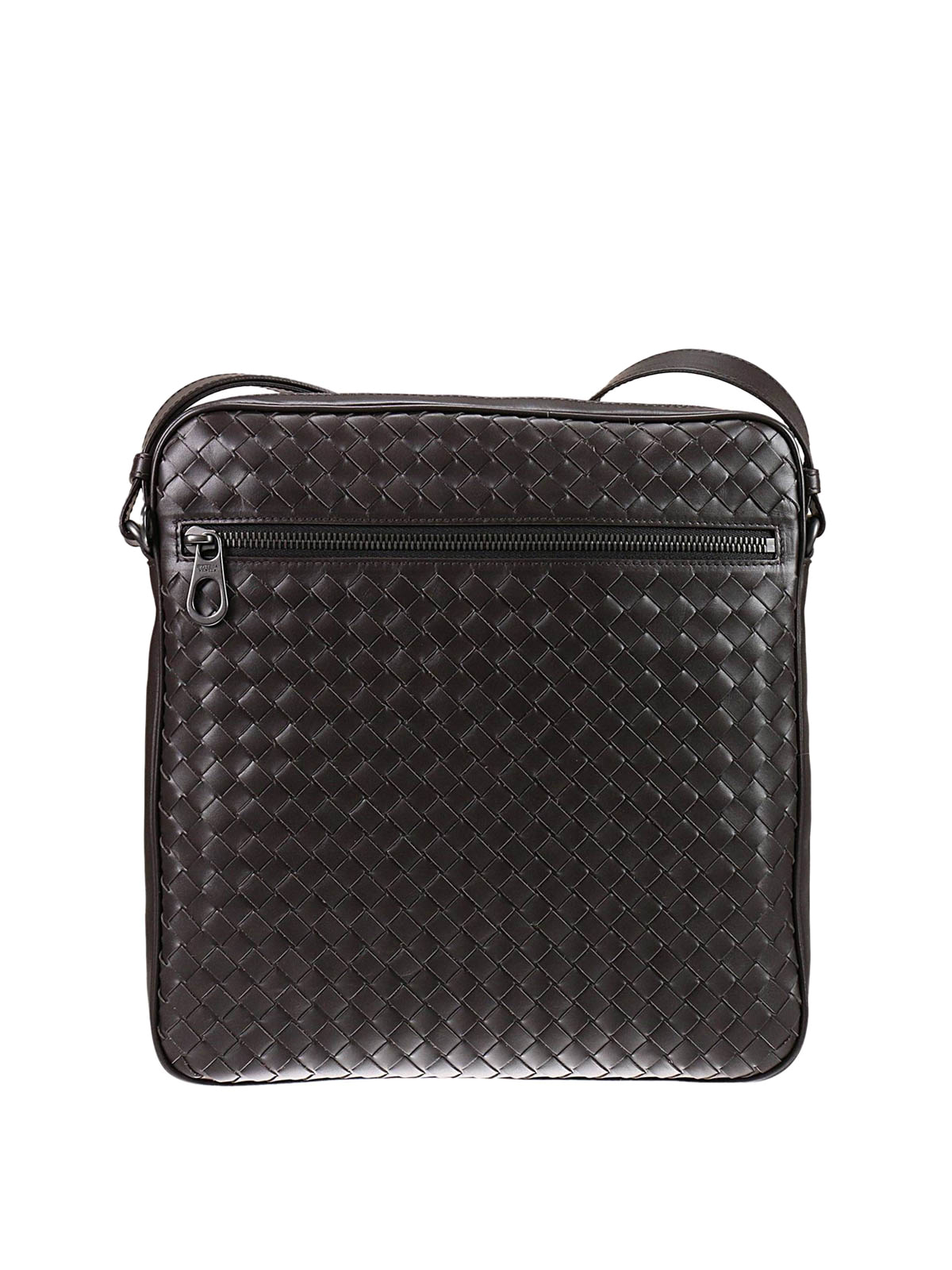 Bottega Veneta - Intrecciato leather crossbody - cross body bags ...