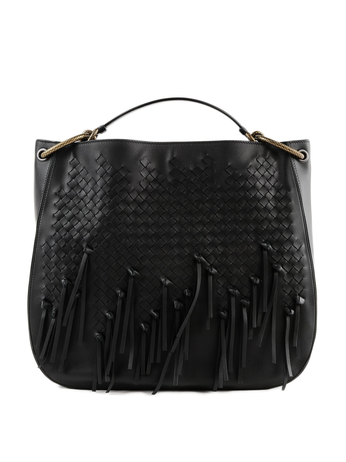 intrecciato nappa shoulder bag