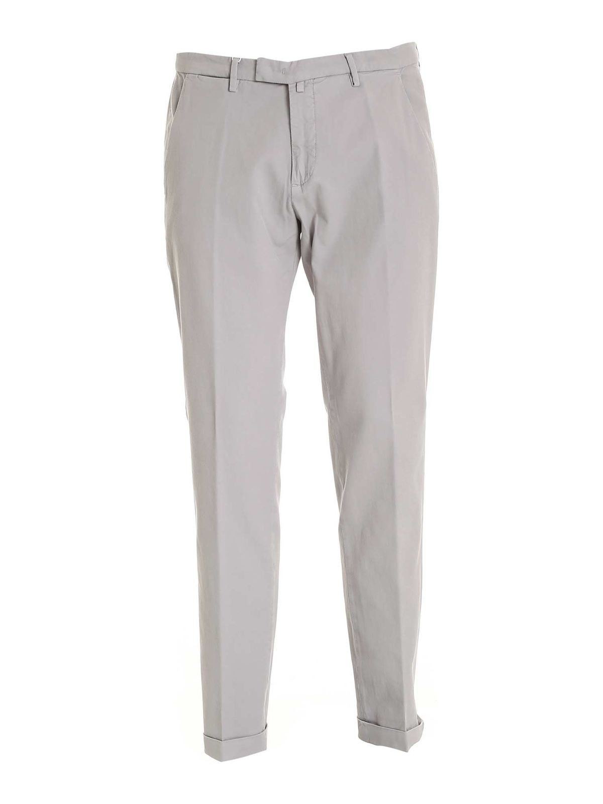BRIGLIA 1949 HONEYCOMB trousers IN BEIGE IN GREY