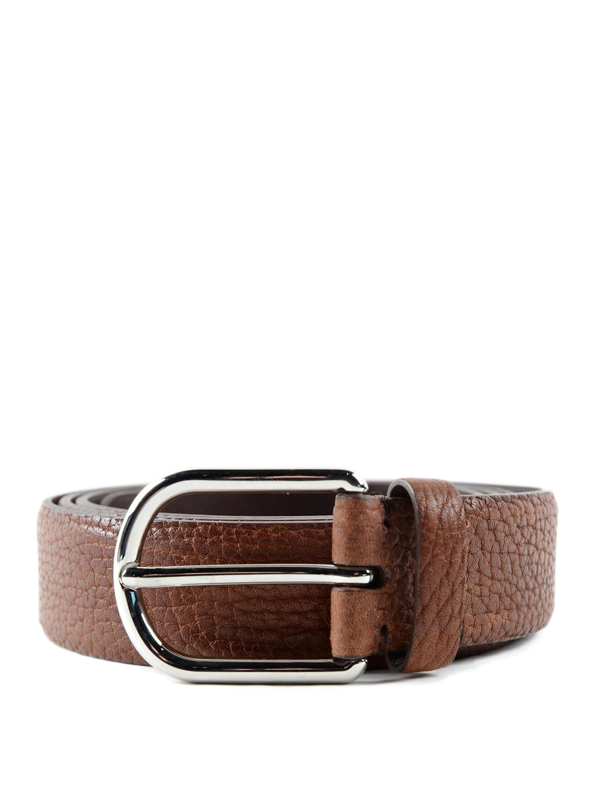 Belts Brunello Cucinelli - Crackle leather belt - MAURG331C5823