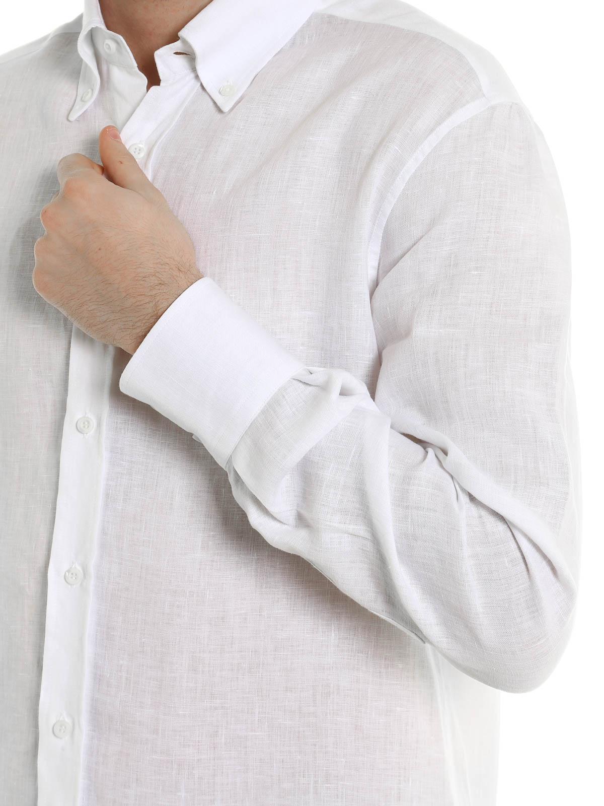 Homme Vêtements Chemises Chemises habillées Chemise Brunello Cucinelli pour homme en coloris Blanc 
