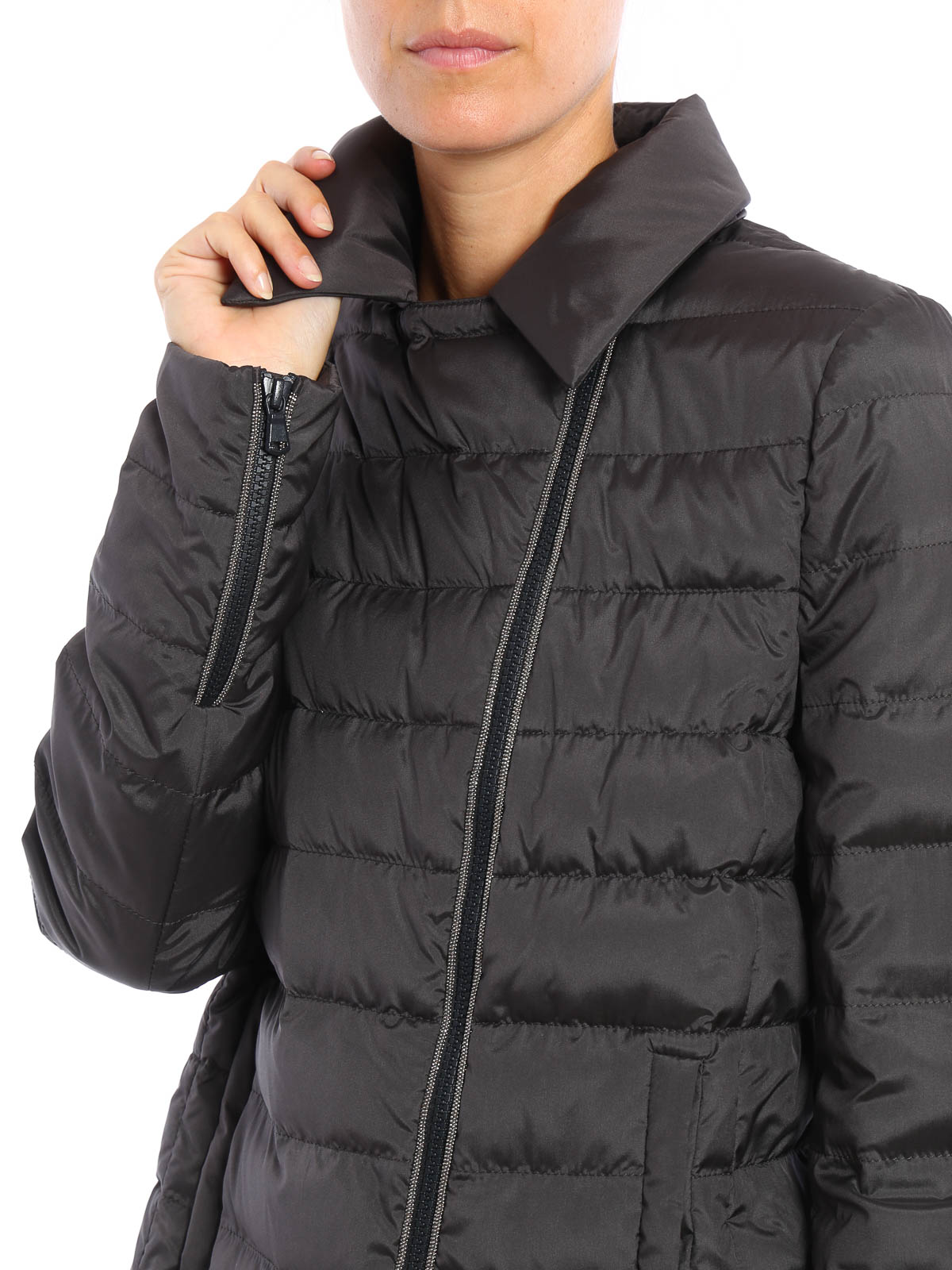 silk down jacket