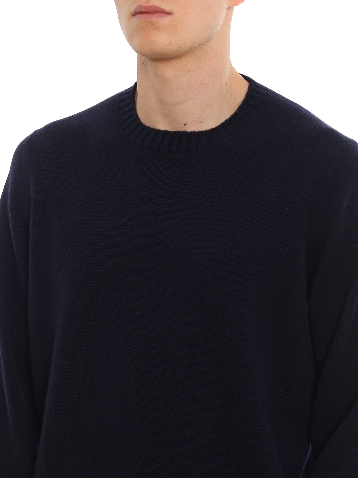 Crew necks Brunello Cucinelli - Soft blue cashmere sweater - M2272300C2425