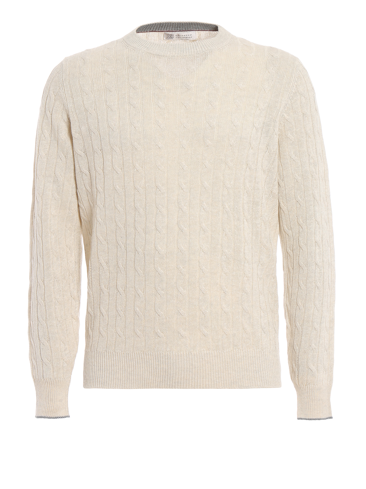 beige cable knit sweater