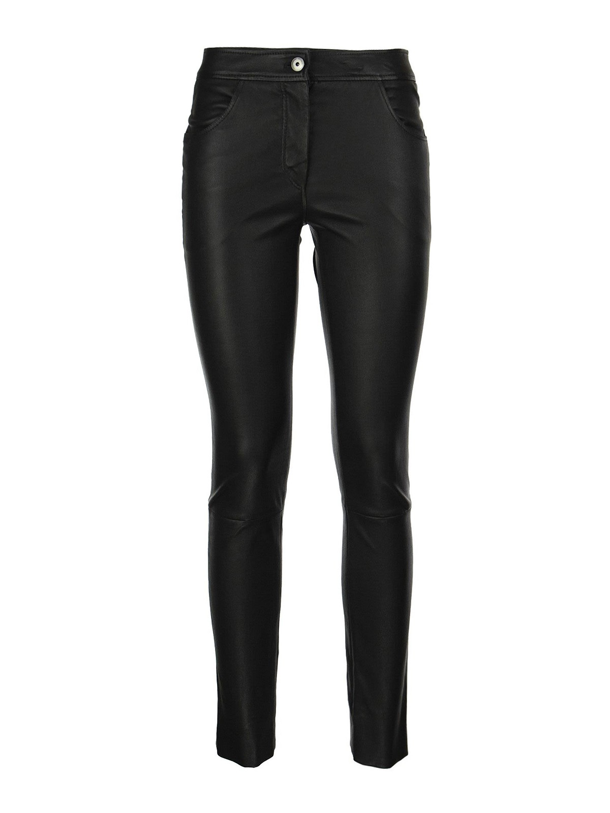Brunello Cucinelli - Napa leather trousers - leather trousers ...