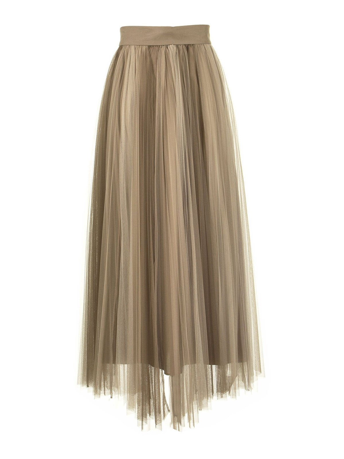 brunello cucinelli tulle skirt