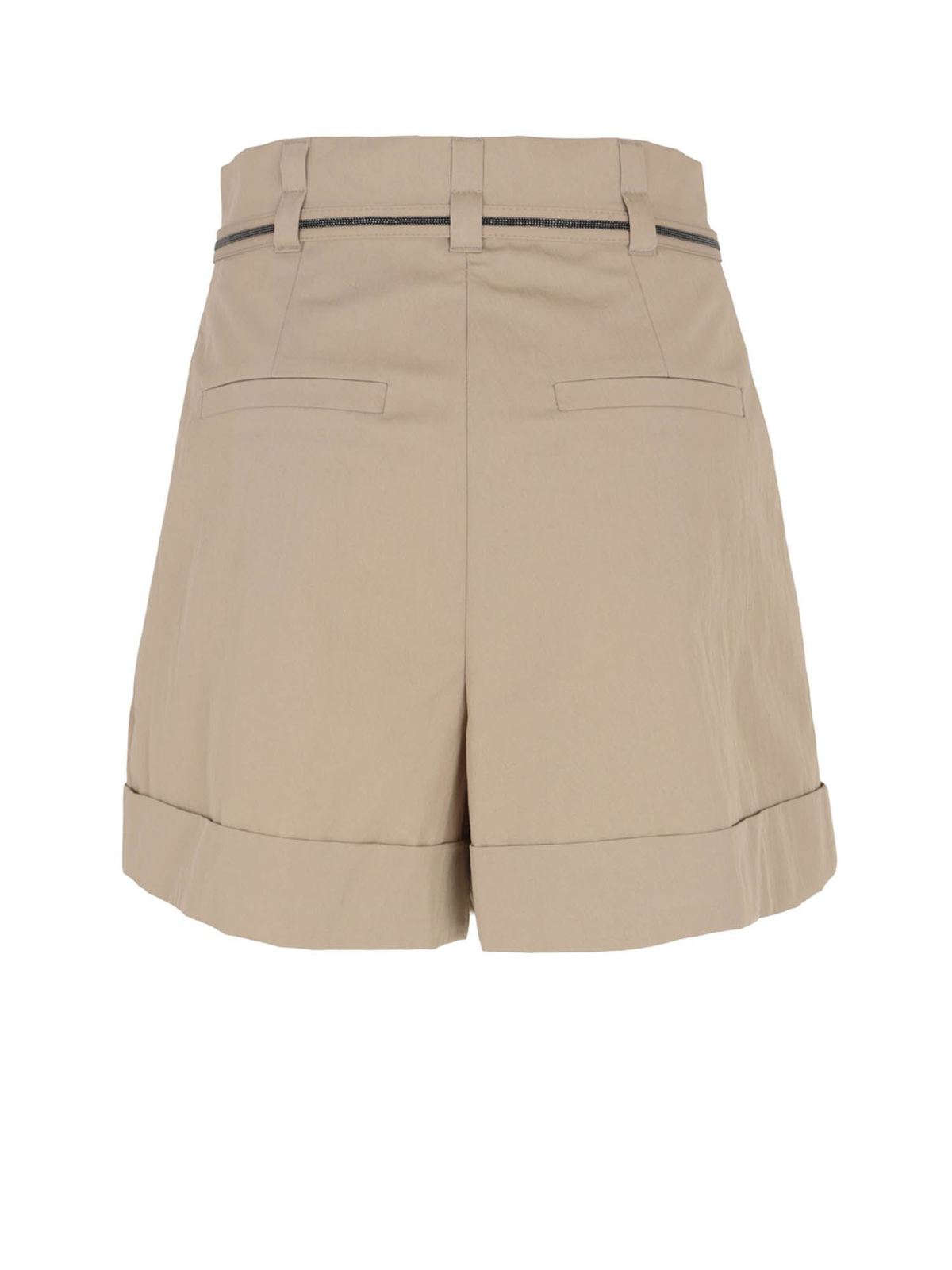 ショートパンツ Brunello Cucinelli ショートパンツ ベージュ Mh176p7561c93