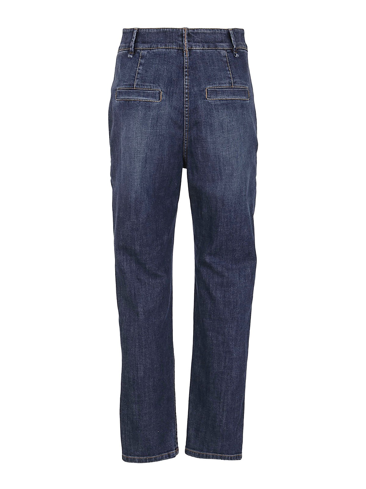 Straight leg jeans Brunello Cucinelli - Faded denim jeans - MH186P5645C7818