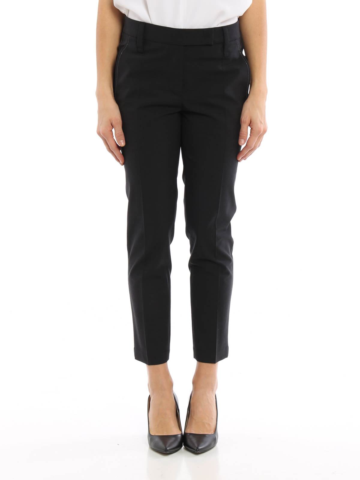dressy tapered trousers