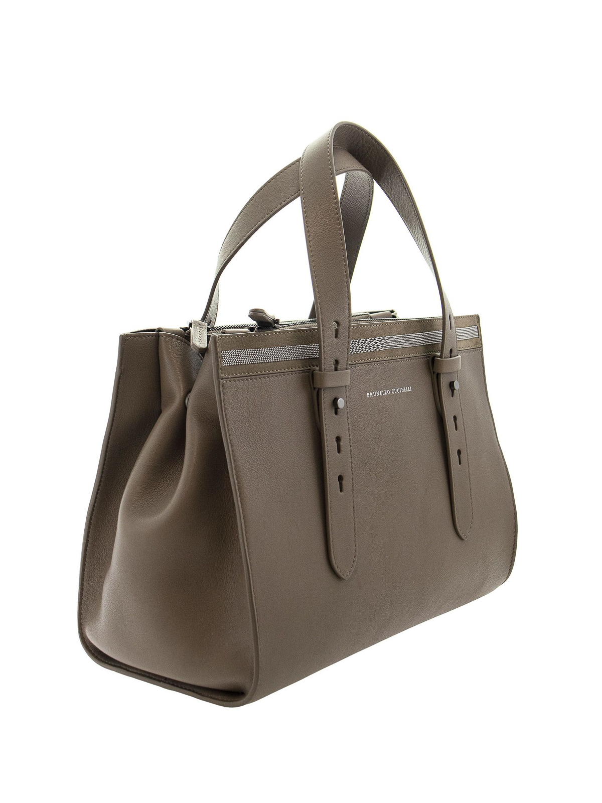 Totes bags Brunello Cucinelli - Leather tote - MBSMD2177C5859 | iKRIX.com