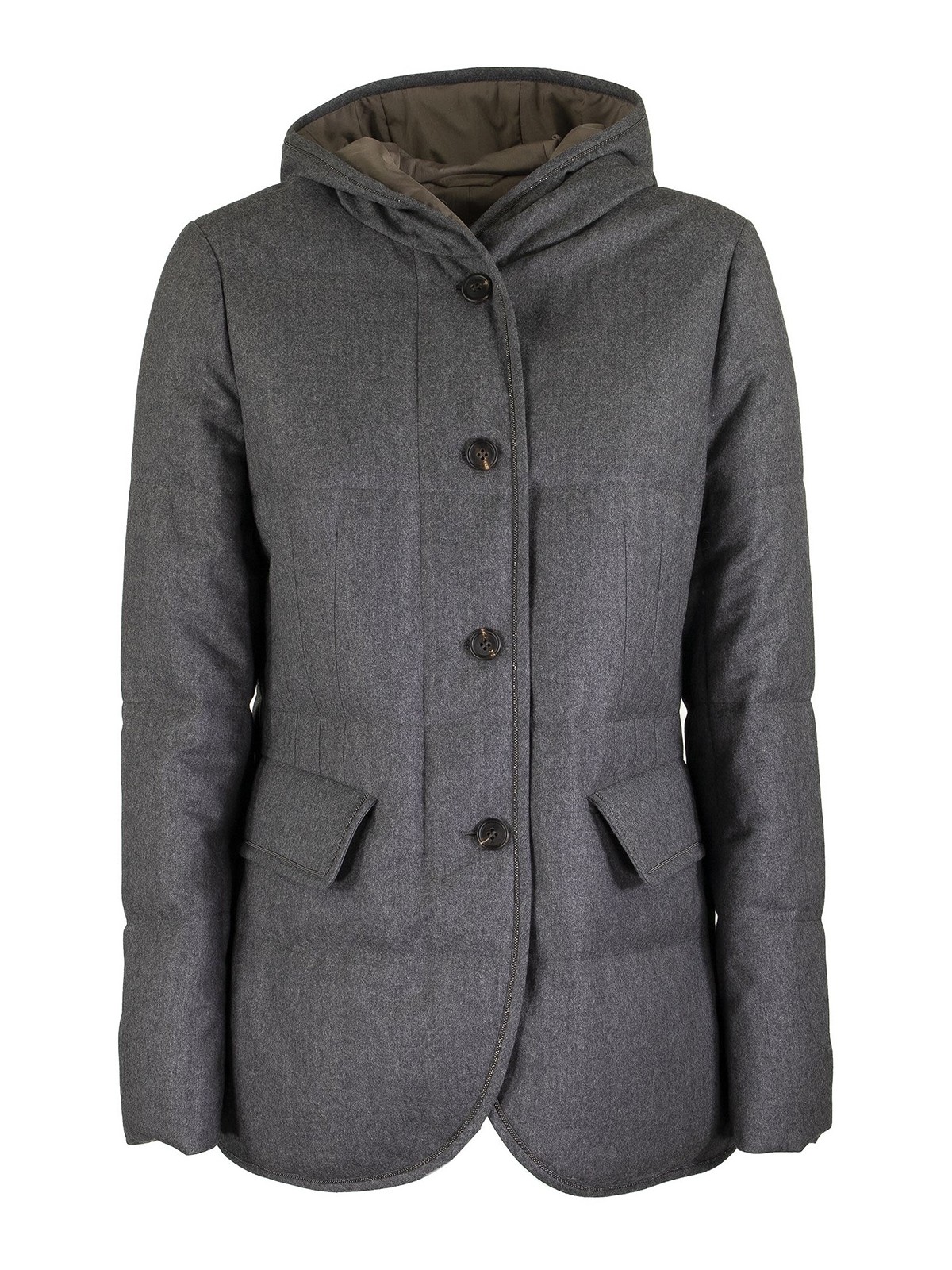 brunello cucinelli padded jacket