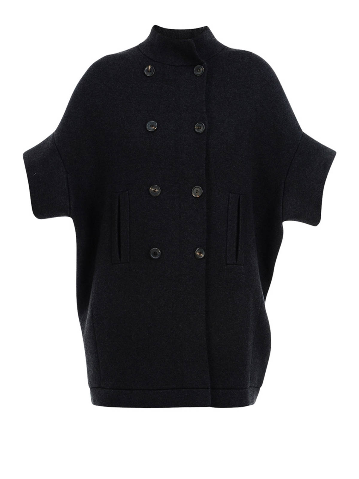 Short coats Brunello Cucinelli - Cashmere double-breasted coat ...