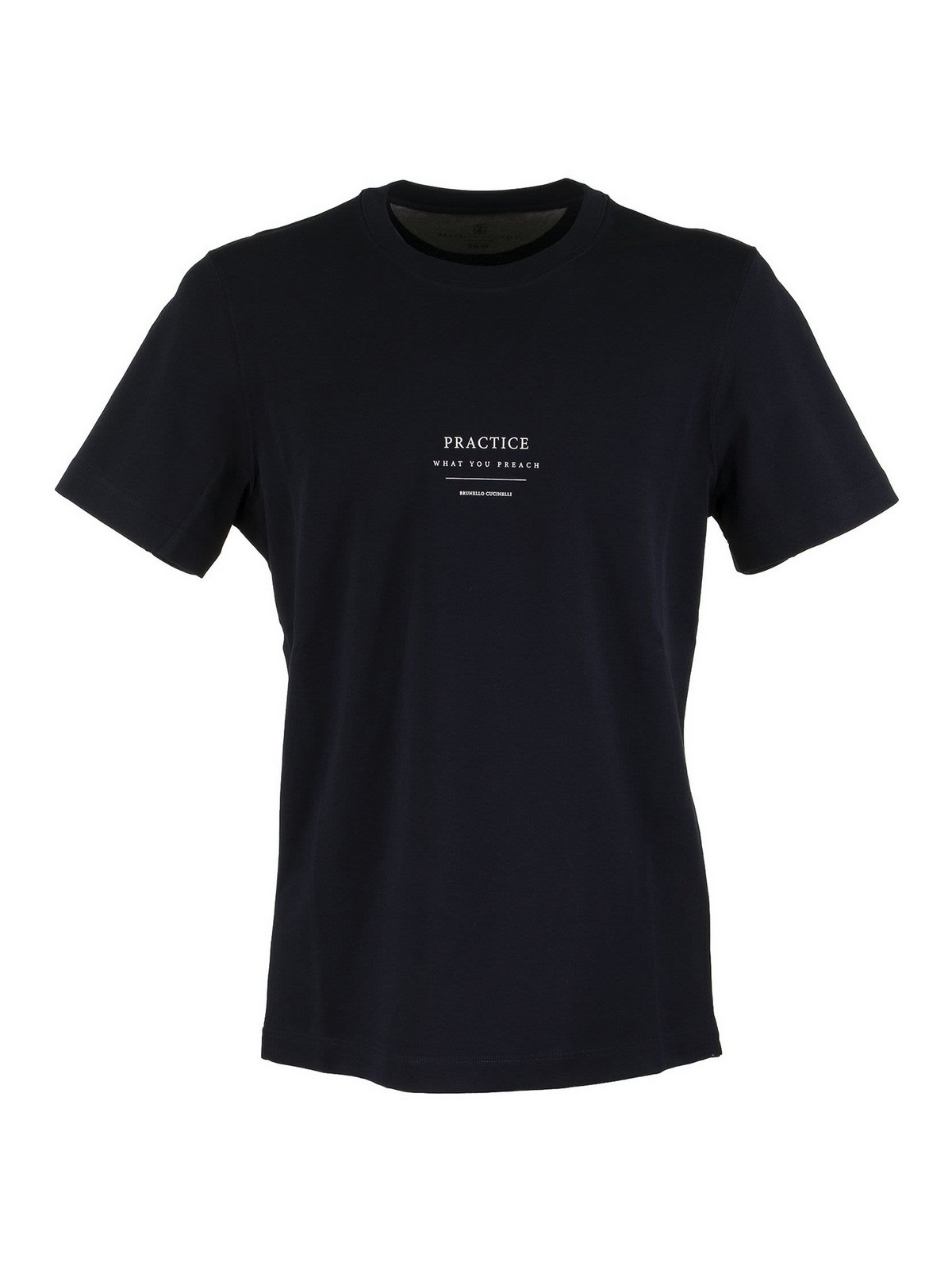 T-shirts Brunello Cucinelli - Logo printed T-shirt - MTS537438CP767