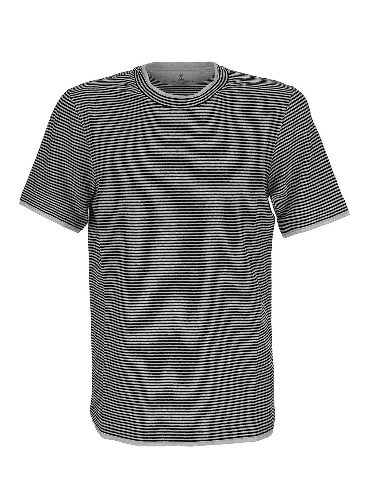 T-shirts Brunello Cucinelli - Striped T-shirt - MTS687427CC010 | iKRIX.com