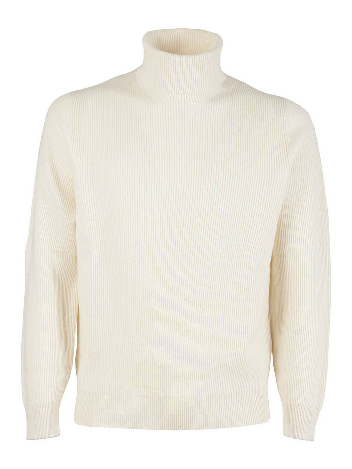 white jumper turtleneck