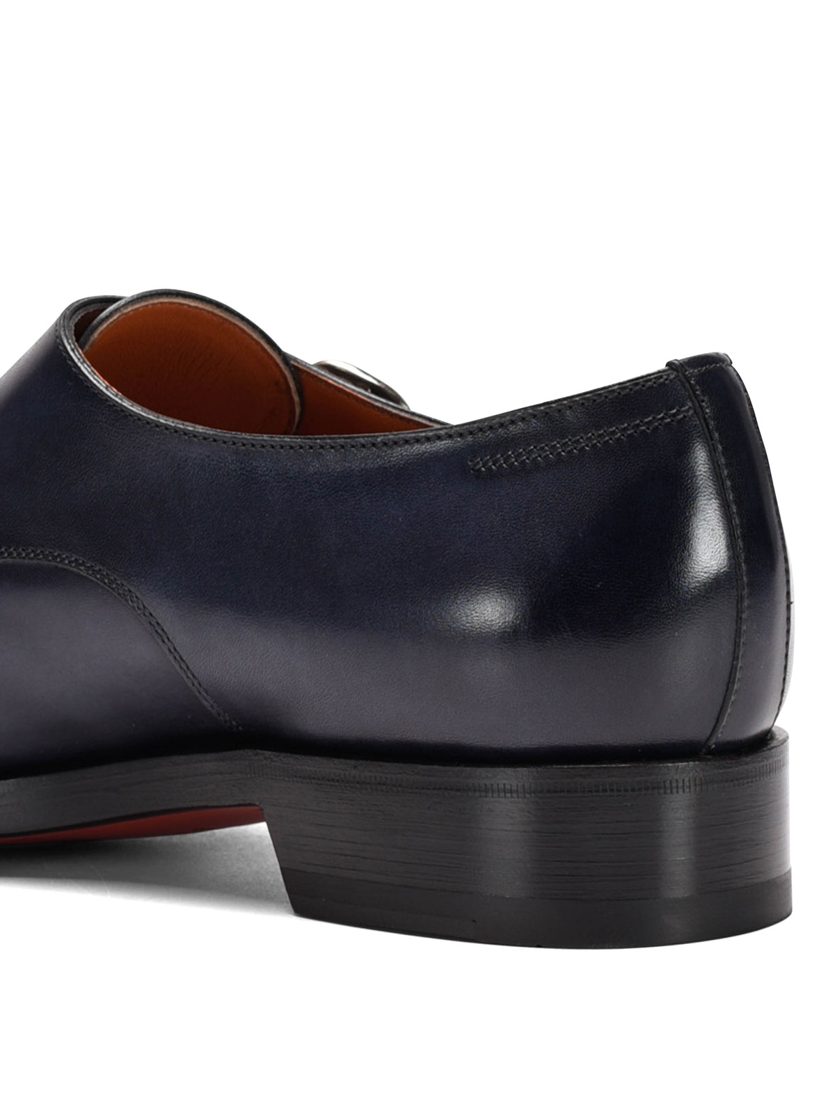 Kapper gen Kinematica Classic shoes Santoni - Brushed leather double monkstrap -  MCCO14821UJ1IOBRU59