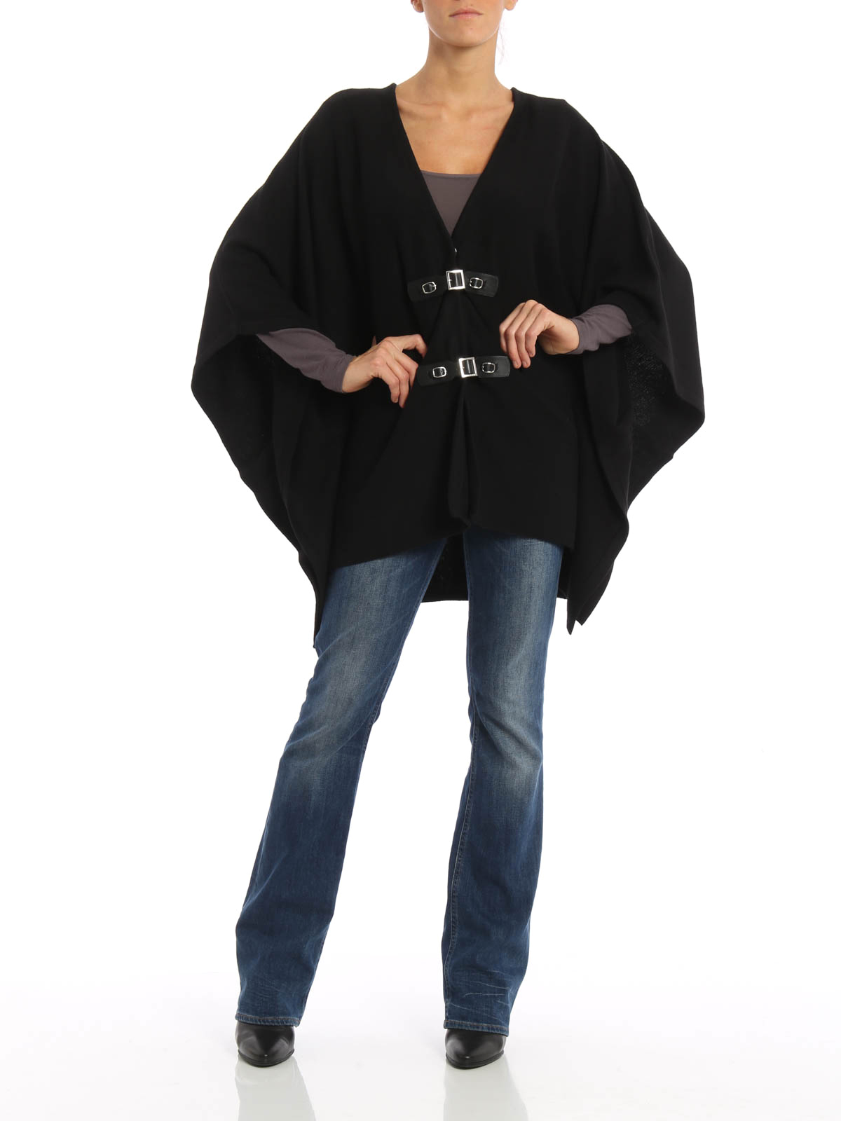 Capes & Ponchos Michael Kors - Buckled asymmetrical cape - MU66MYENE3001