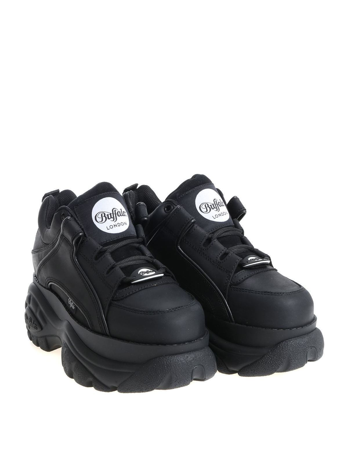 Trainers London - Texas Oil in black 13391420NEGRO