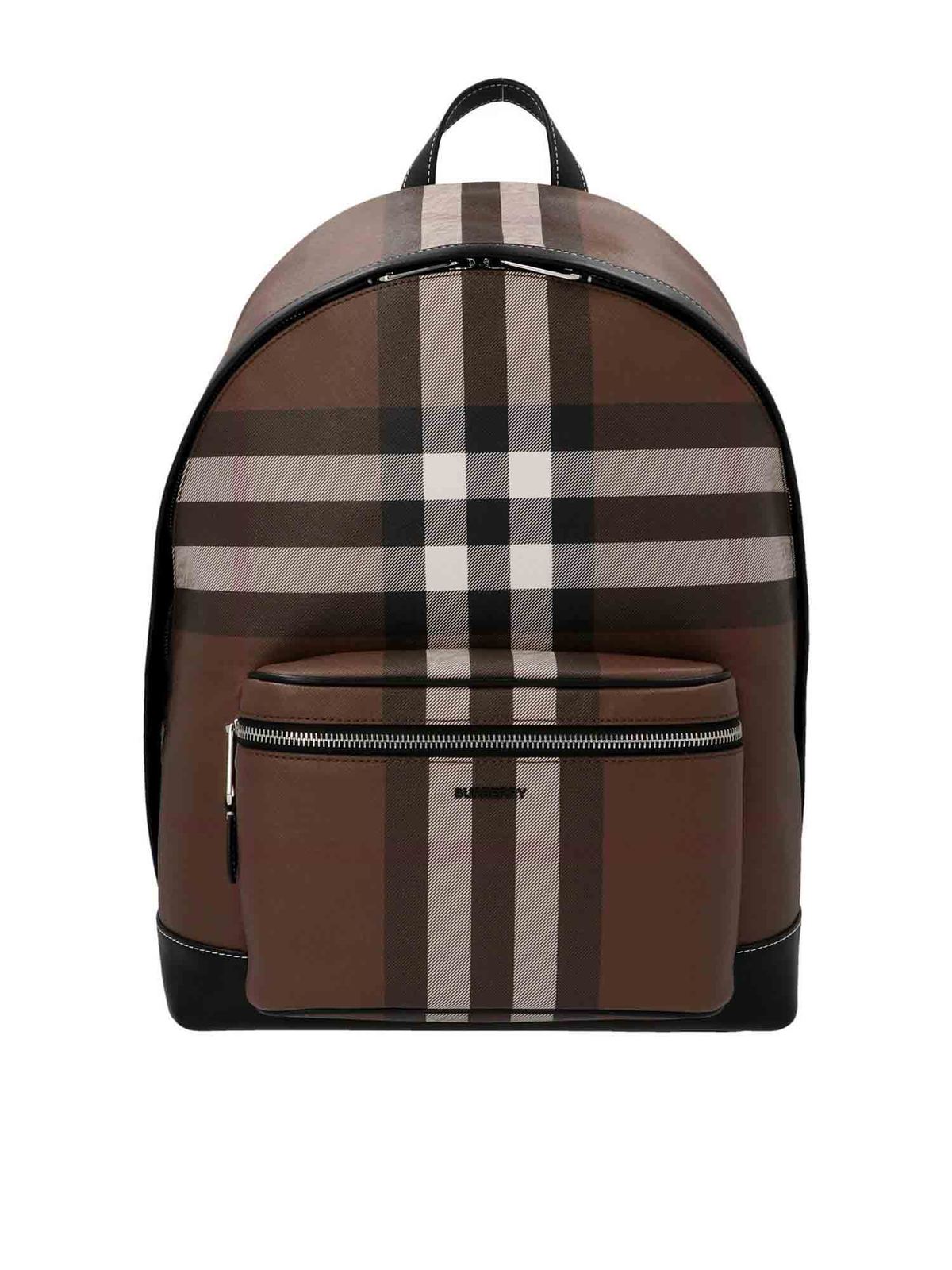 Burberry - Tartan e-canvas backpack - backpacks - 8036549 | iKRIX.com