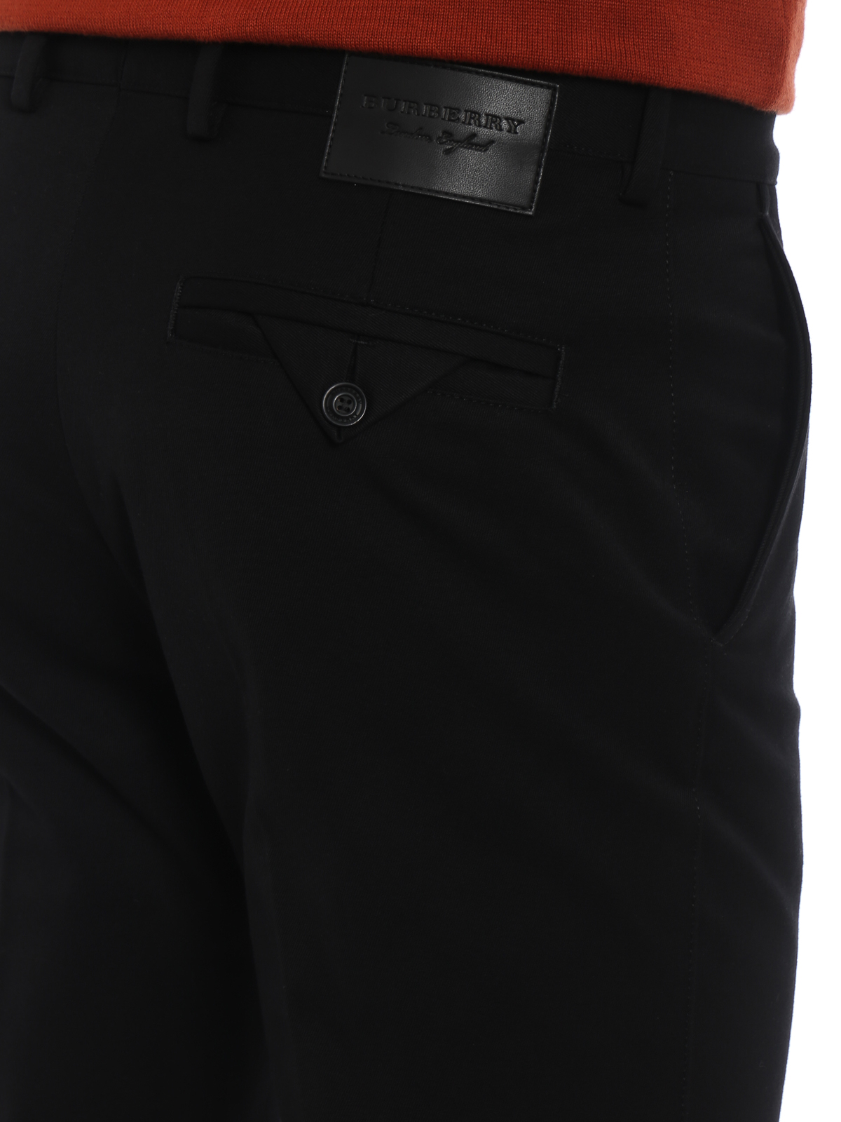 black chino trousers
