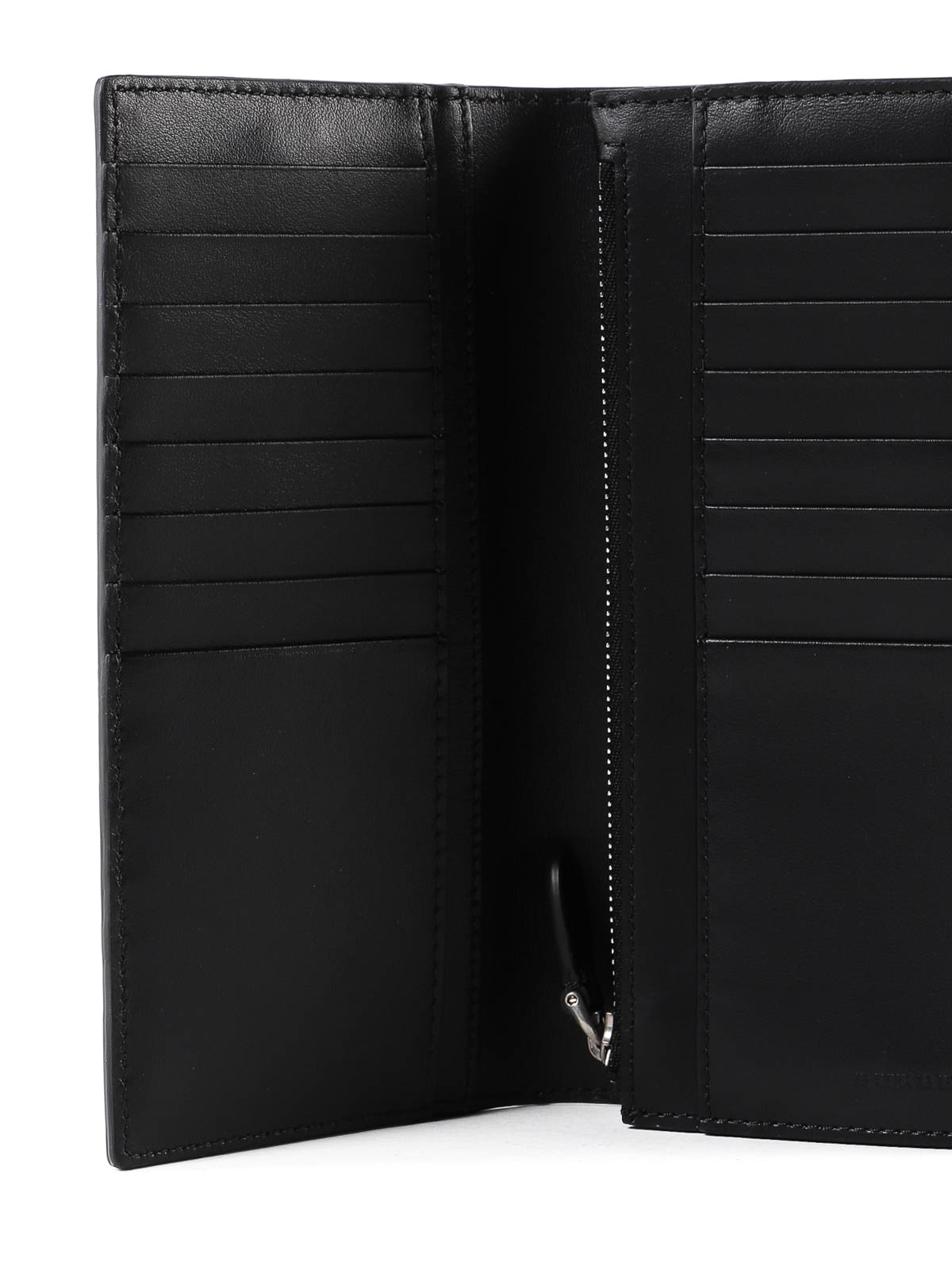 burberry leather continental wallet