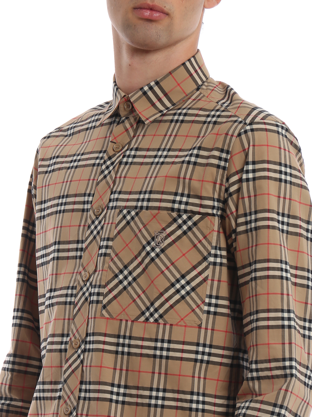 burberry cotton poplin shirt