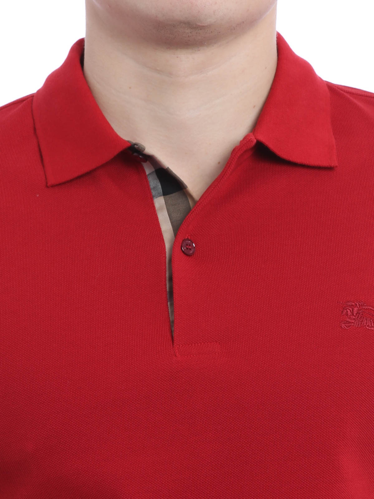 Polos Burberry - Polo Rojo Para Hombre - 3956000 | iKRIX tienda online