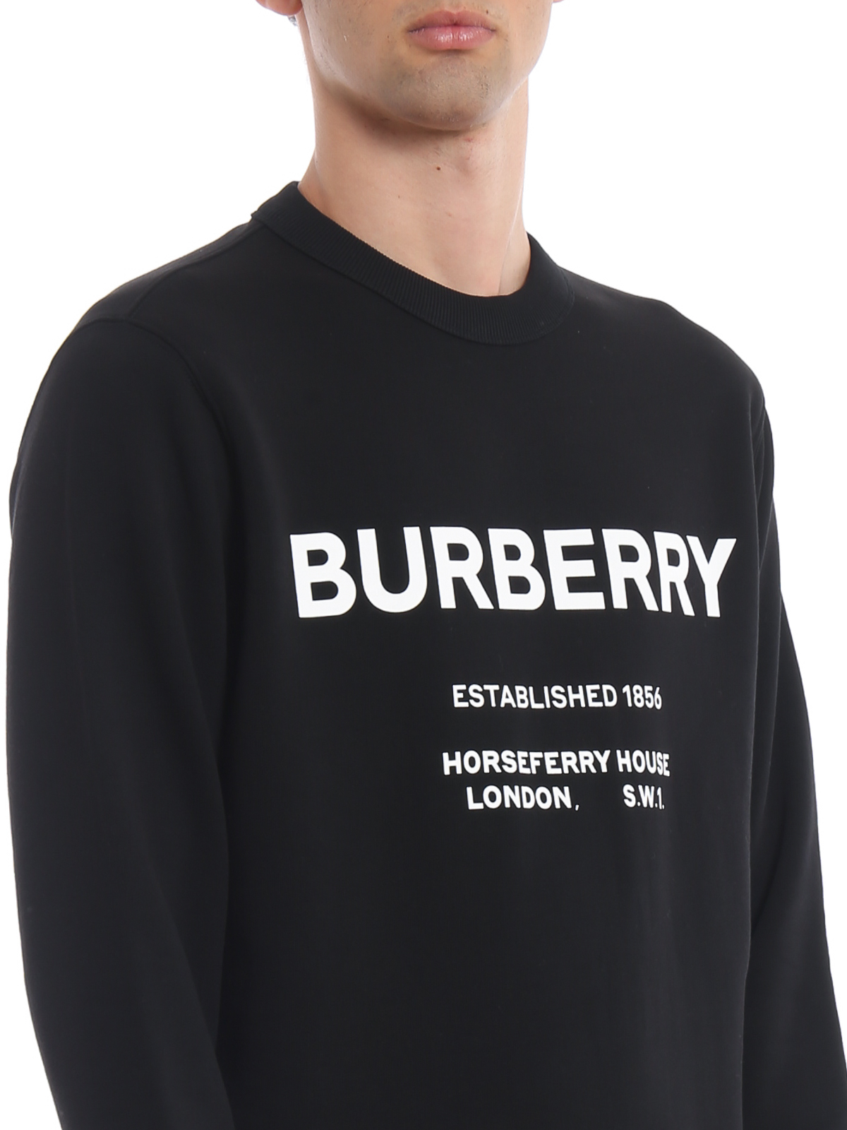 burberry sweatshirt black