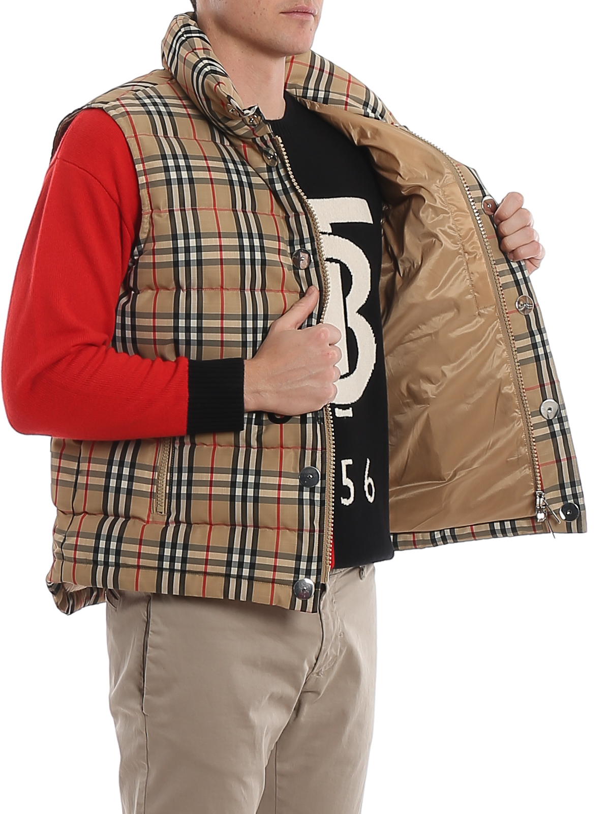Technologie juni Diplomaat Padded jackets Burberry - Midland gilet - 8023673 | Shop online at iKRIX