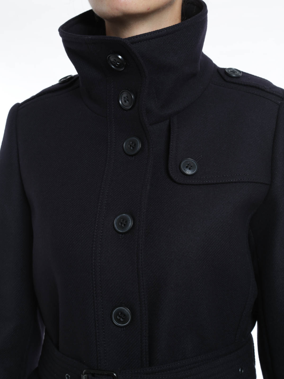 Trench coats Burberry - Single breasted trench coat - 3984094NAVY
