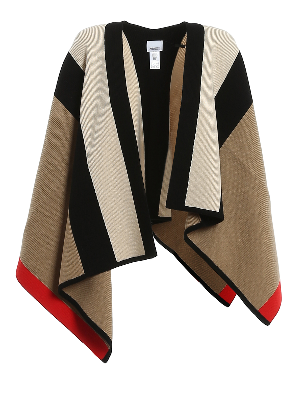 Burberry - Cashmere and wool Vintage Check cape - Capes & Ponchos - 8011004