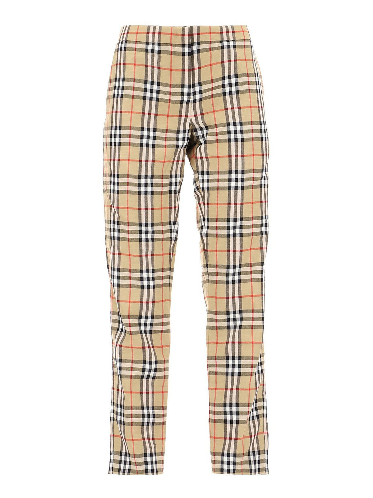 Burberry - Check print trousers 