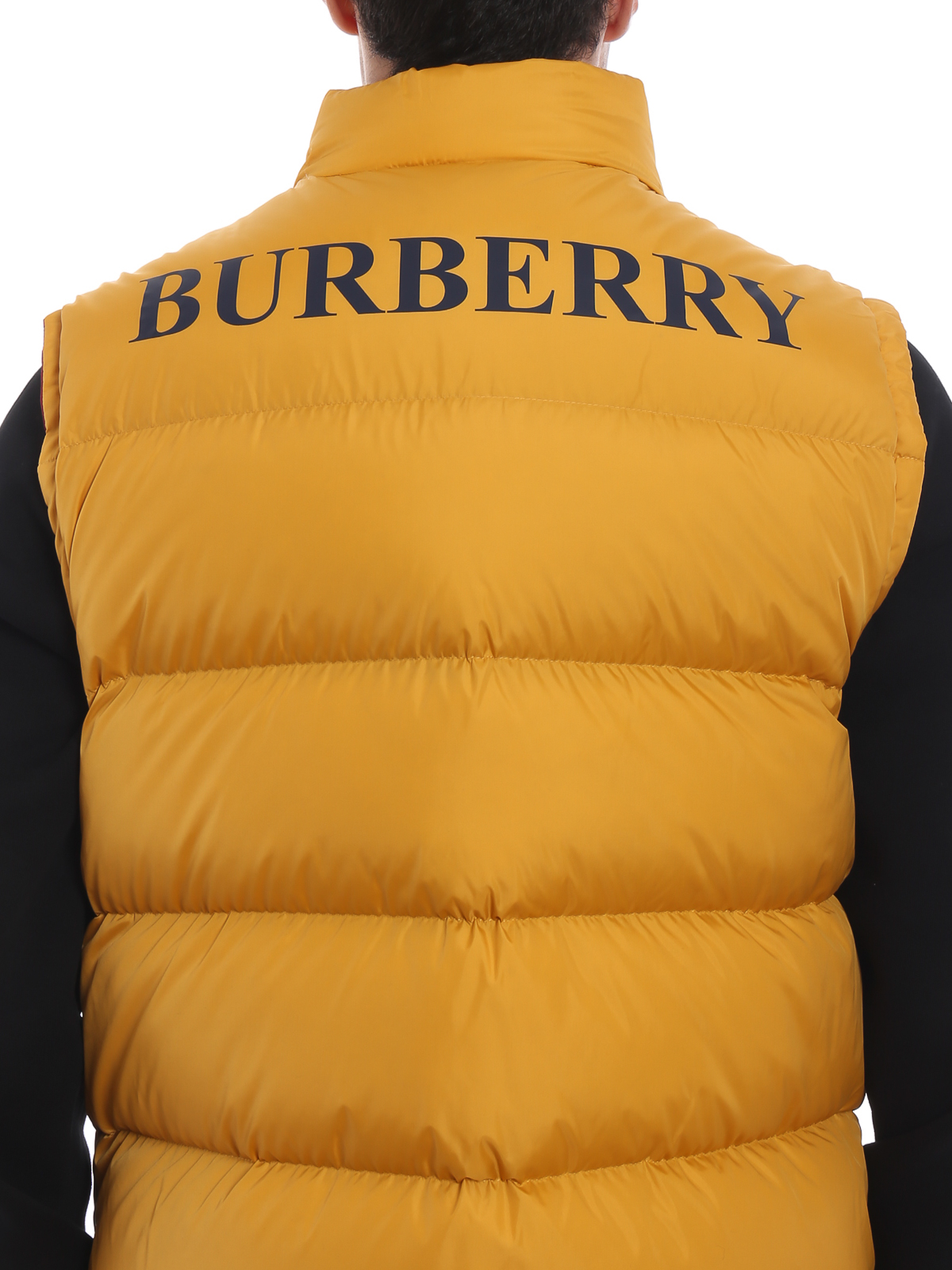 burberry vest yellow