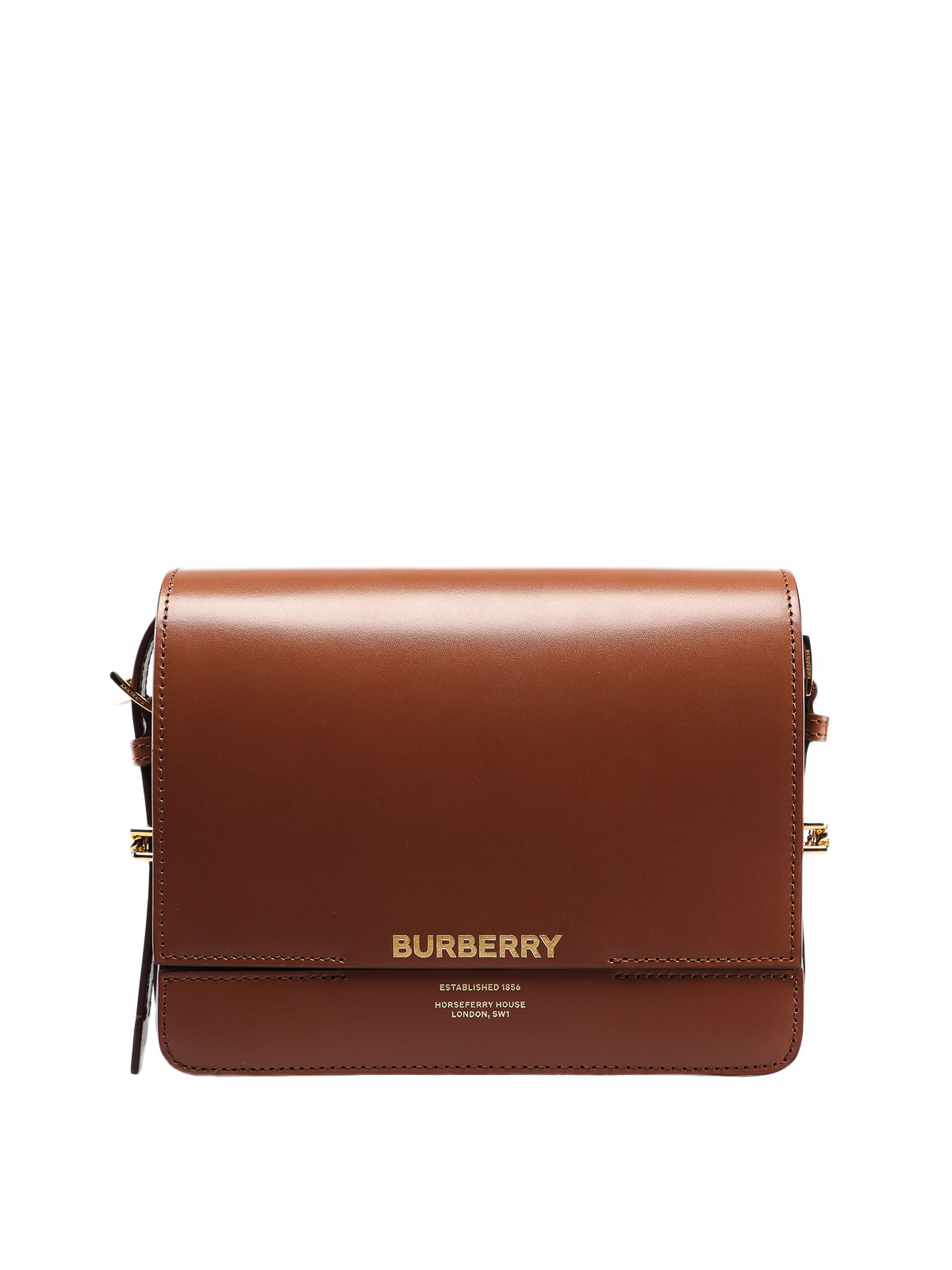 Cross body bags Burberry - Two-tone leather small Grace messenger bag ...