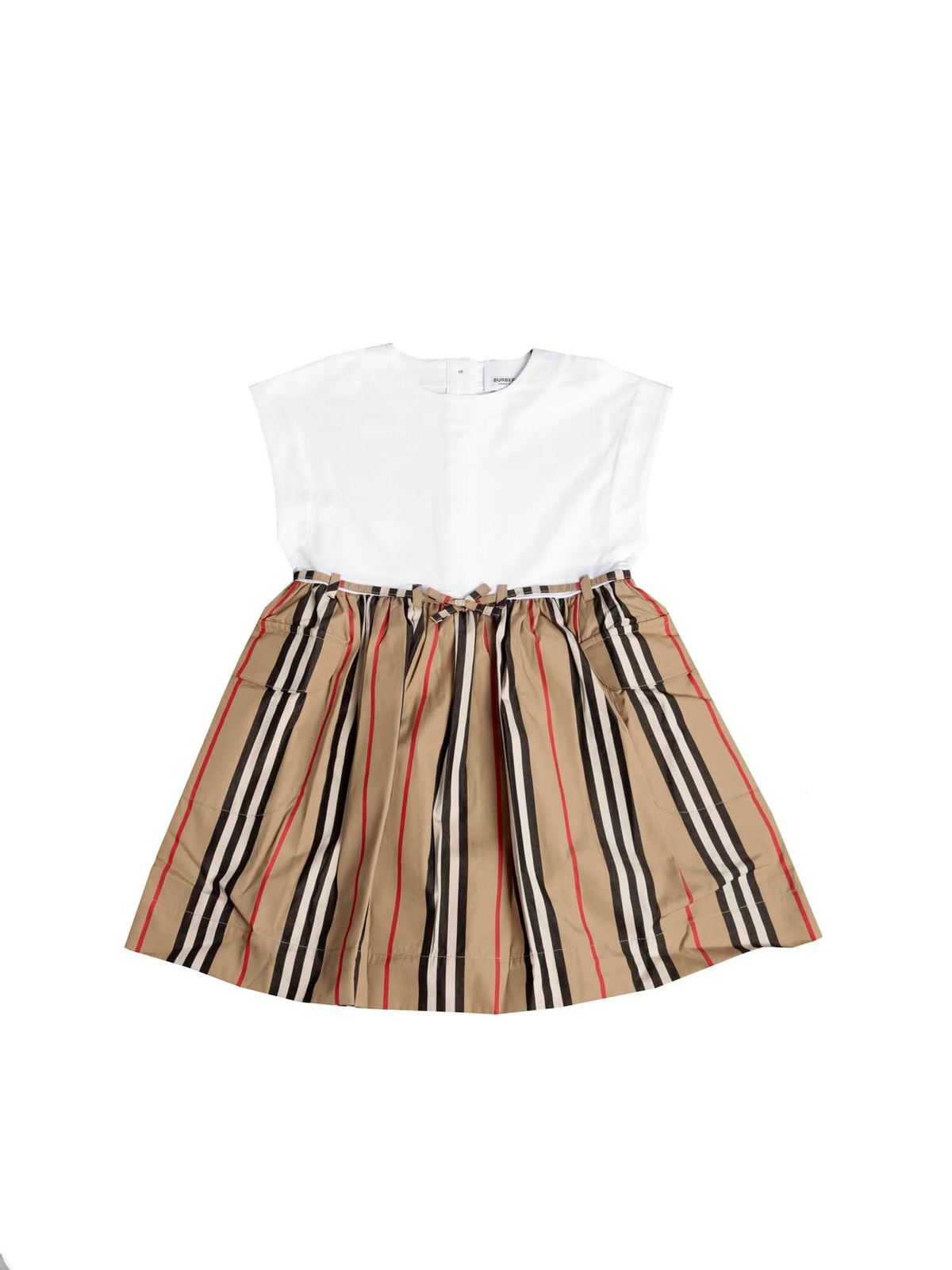 BURBERRY RAMONA ICON DRESS IN ARCHIVE BEIGE COLOR