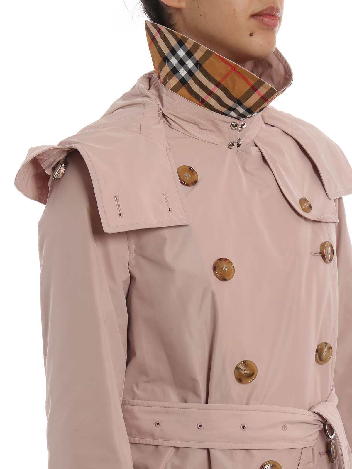 burberry kensington taffeta trench coat