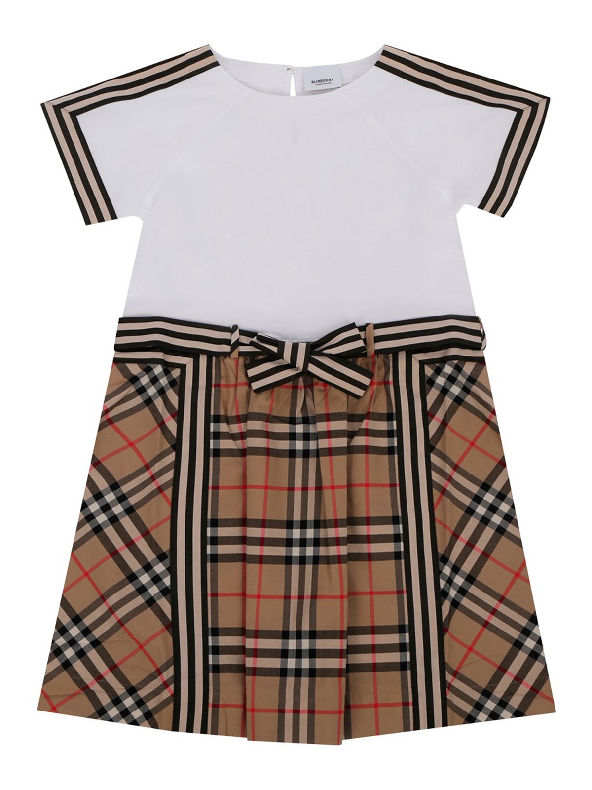 Click to view more detailed imagery on our partner's website Burberry Kids' Raglan Rhonda Dress In Beige