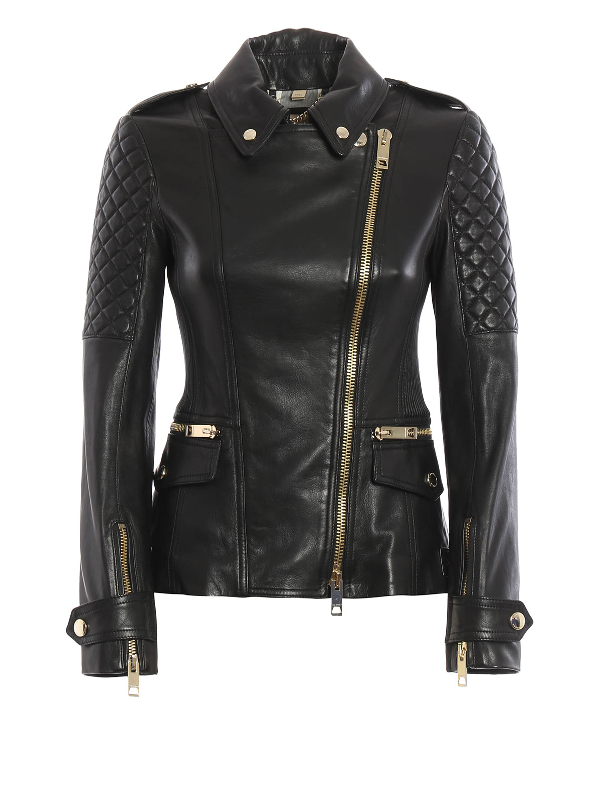 Leather jacket Burberry - Remmington lambskin biker jacket - 39762131002