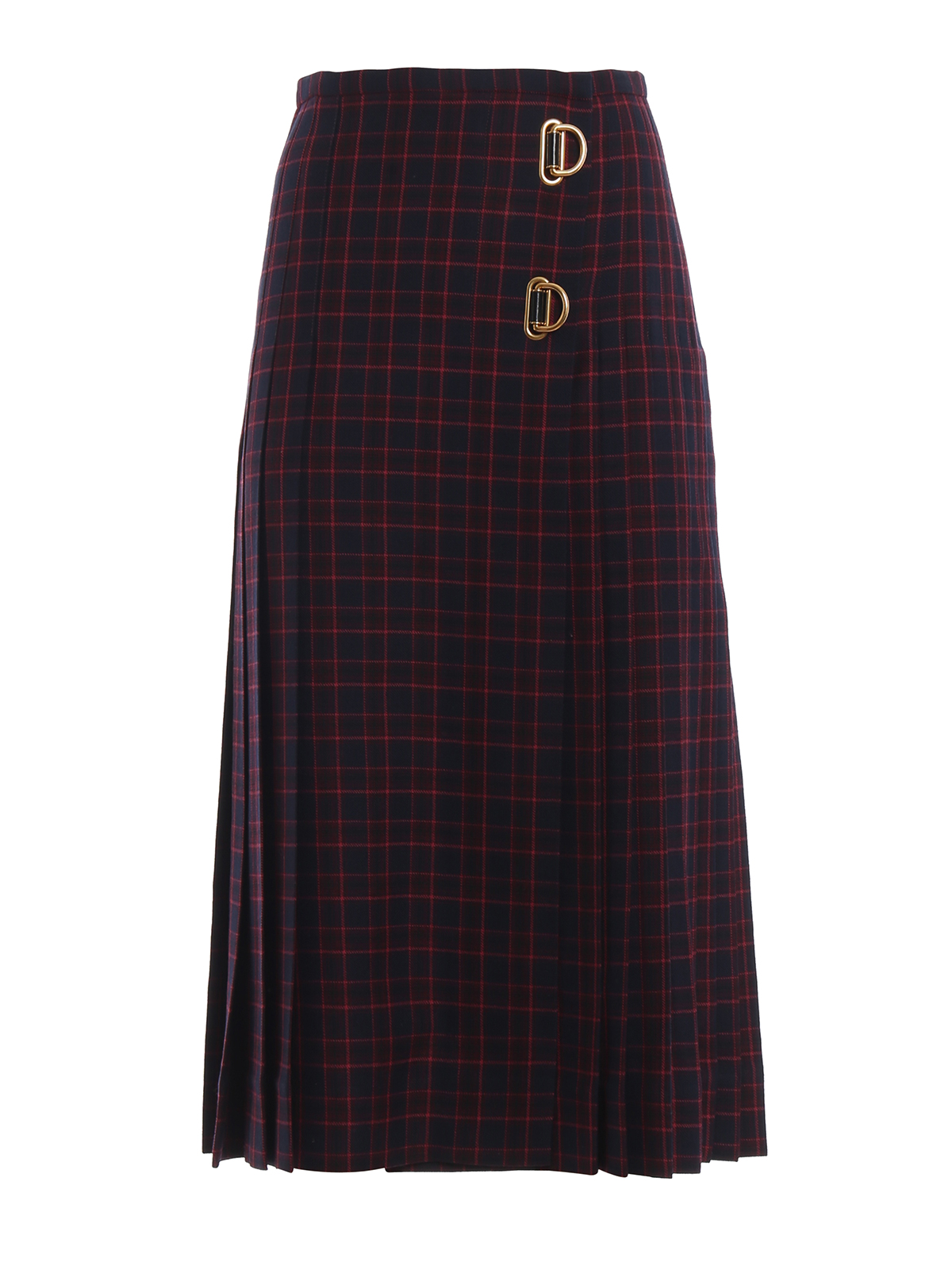 Long skirts Burberry - Tartan pattern wool long kilt - 8007250 | iKRIX.com