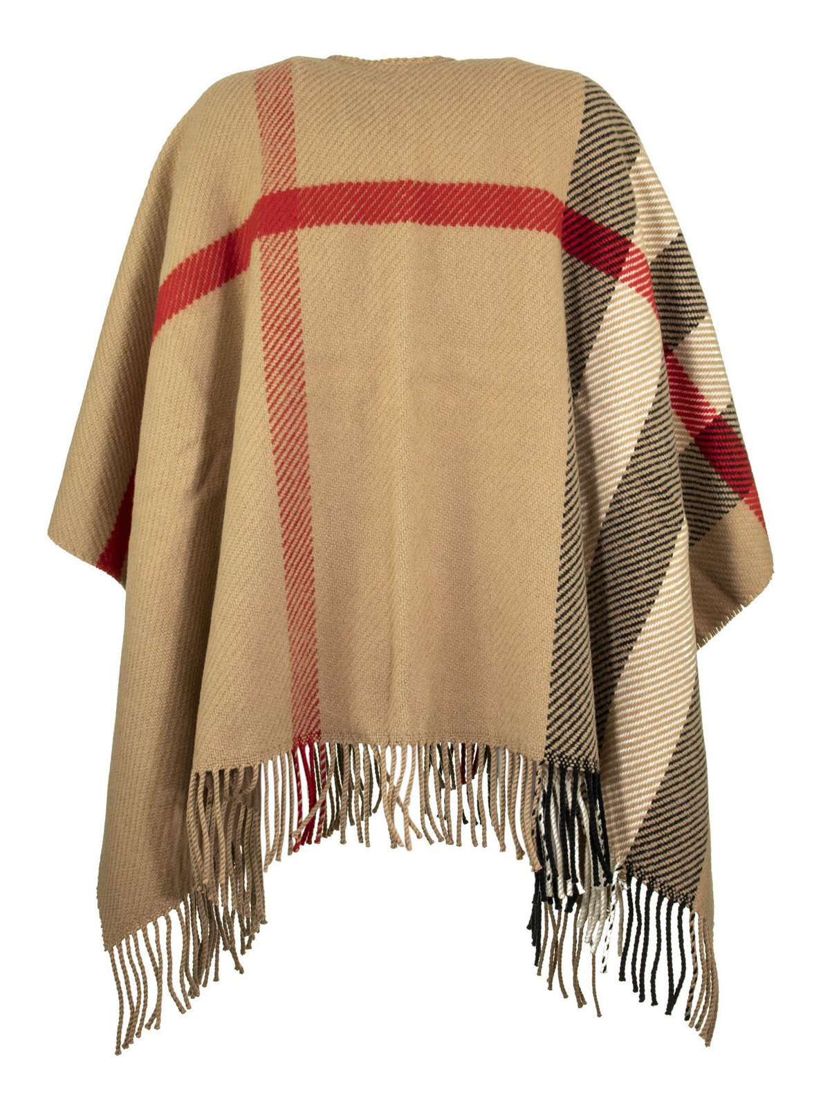 Capes & Ponchos Burberry - Check wool cashmere cape - 8015559 | iKRIX.com
