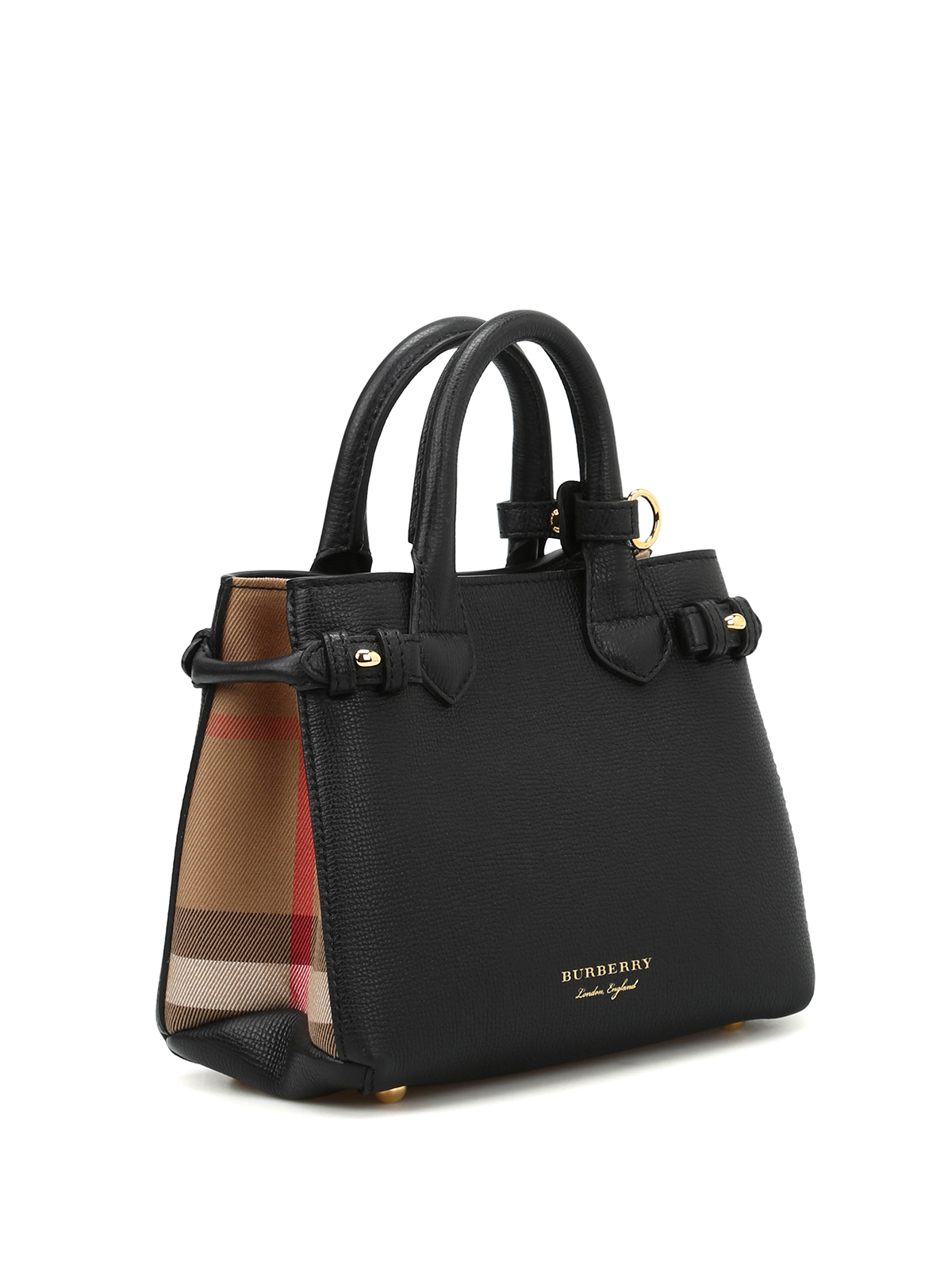 Burberry - The Banner baby leather bag 